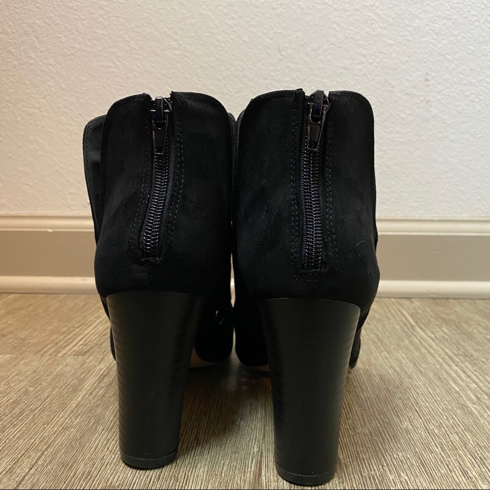 Madden Girl Women’s Black Bright Ankle Boot - Picture 5 of 5